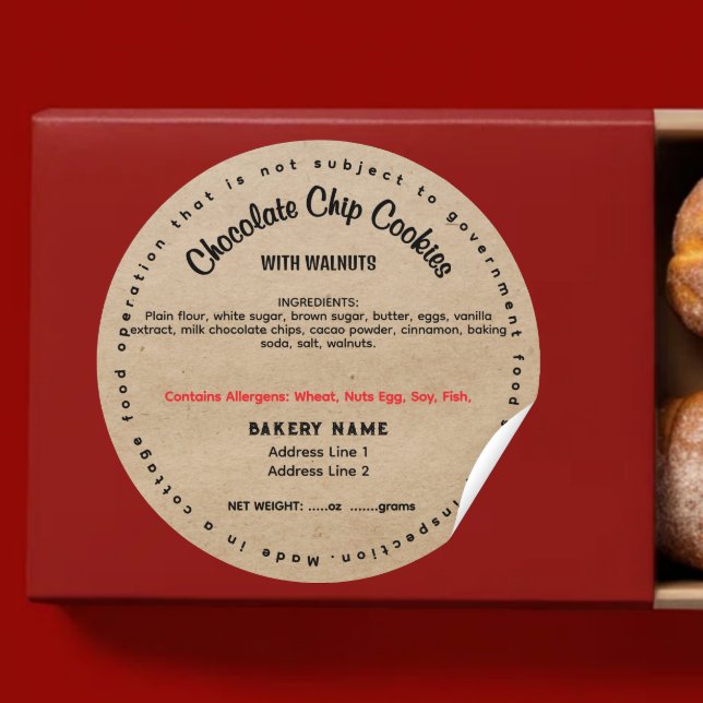 Nevada Cottage Law Food label pegatina (Subido por el creador)