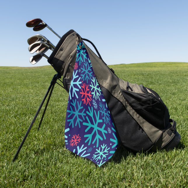 Nevada de Medianoche – Toalla de Golf de Invierno (Verde)