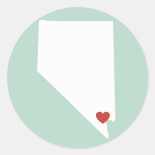 Nevada Love - Personalizable Pegatina