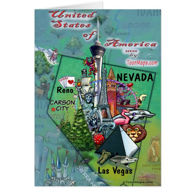 Nevada USA Card (Frente)