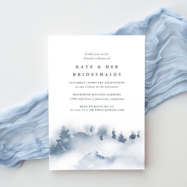 Nevado | Invitación de brunch a las damas de honor (Subido por el creador)