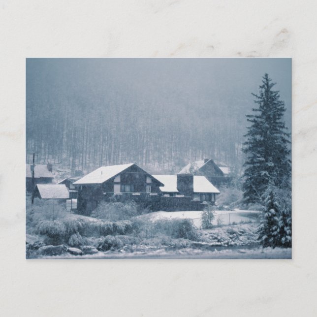 Nevando En Postales Aspen (Anverso)