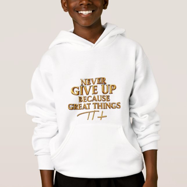 Never give UpT-Shirt (Anverso)