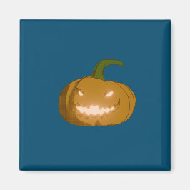 Nevera de calabaza tallada imán