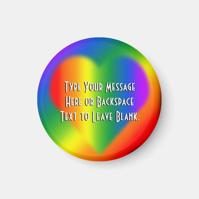 Nevera del orgullo gay imanes Personalizado Regalo (Frente)