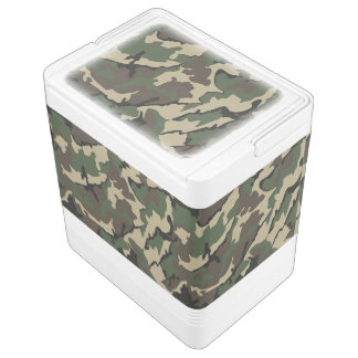 Nevera Para Bebidas Camo verde, 24 neveritas de bebidas