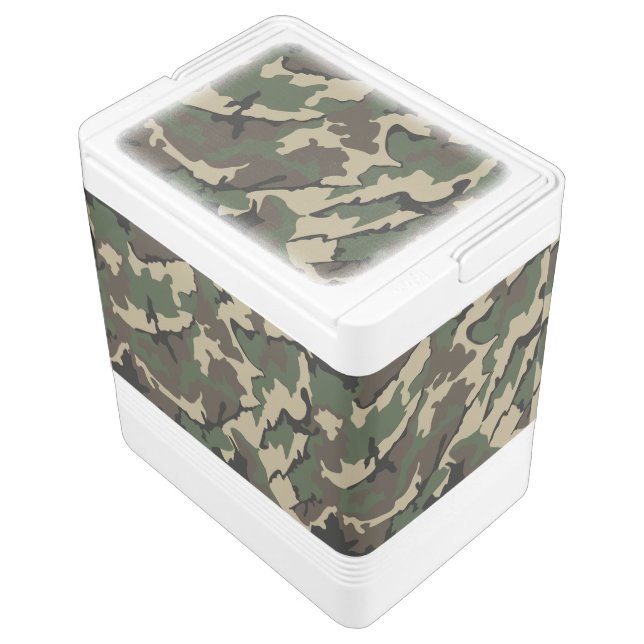 Nevera Para Bebidas Camo verde, 24 neveritas de bebidas (Angular)