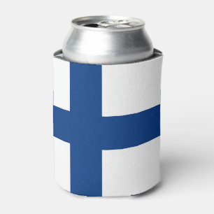 Neverita de bebidas con la bandera de Finlandia