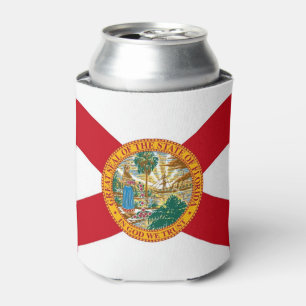Neverita de bebidas con la bandera del estado de