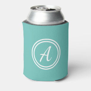 Neverita de bebidas de encargo azul y blanco del