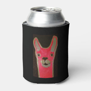 Neverita de bebidas de encargo con la llama feliz