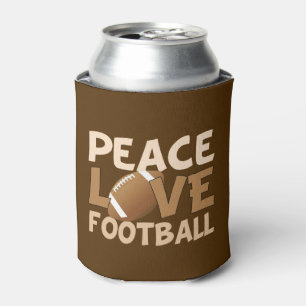 Neverita de bebidas del fútbol del amor de la paz