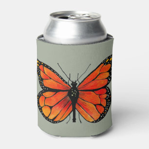 Neverita de bebidas del naranja de la mariposa de