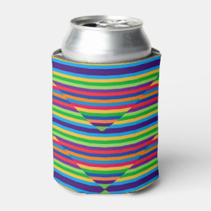 Neverita de bebidas rayado multicolor