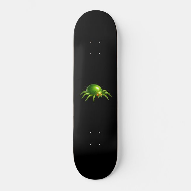 Nevoy Ryder Green Mite Logo Skateboard (Anverso)