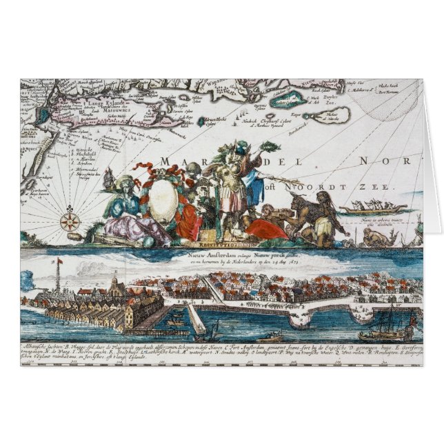 NEW AMSTERDAM, 1673 (Anverso (Horizontal))