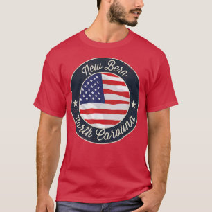 New Bern - Camiseta conmemorativa patriótica de Ca