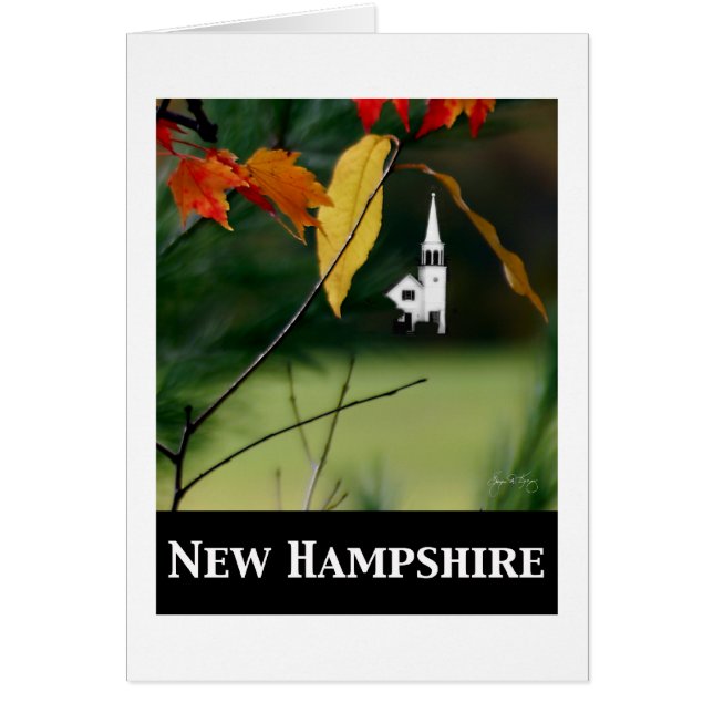 New Hampshire; Capilla Chocorua (Frente)