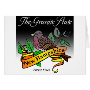 New Hampshire el estado del granito con el pájaro