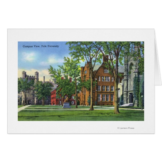 New Haven, vista del campus universitario de CTYal (Anverso (Horizontal))