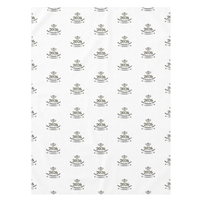 New Horizons 2026 Table Runner / Mantel Graduación (Anverso)