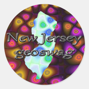 New Jersey Geocaching suministra a los pegatinas