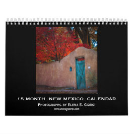 New México 2018-2019 calendario de 15 meses