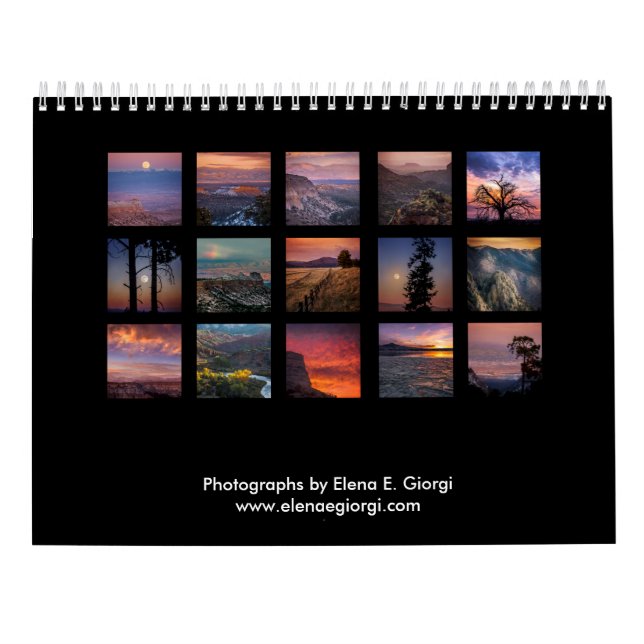 New México 2018-2019 calendario de 15 meses (Reverso)