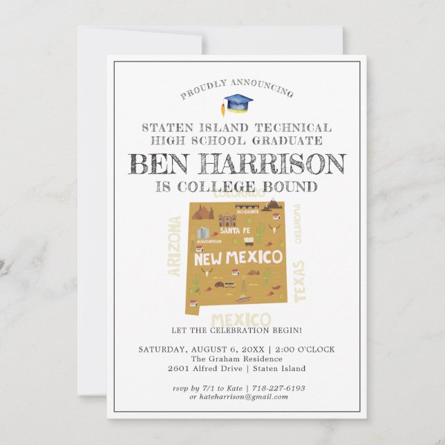 New Mexico | Partido de Graduación Vinculado a la  (Anverso)