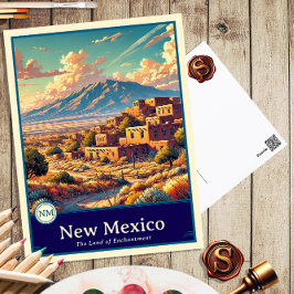 New Mexico | Postal con cubierta de estilo anime