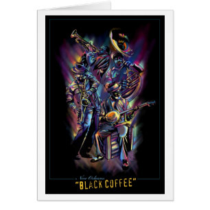"New Orleans - café sólo" (internos en blanco)