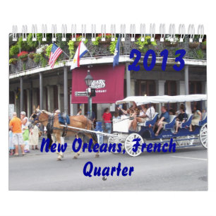 New Orleans, calendario del barrio francés 2013