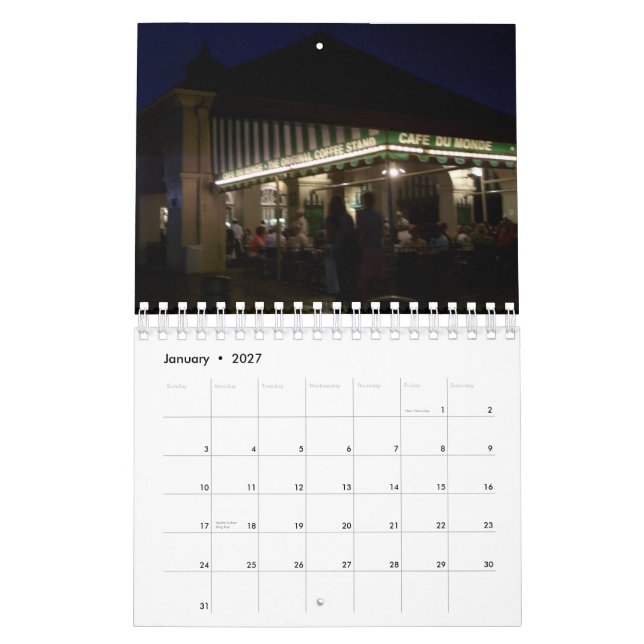 New Orleans, calendario del barrio francés 2013 (Jan 2027)