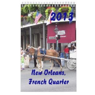 New Orleans, calendario del trimestre francés 2013