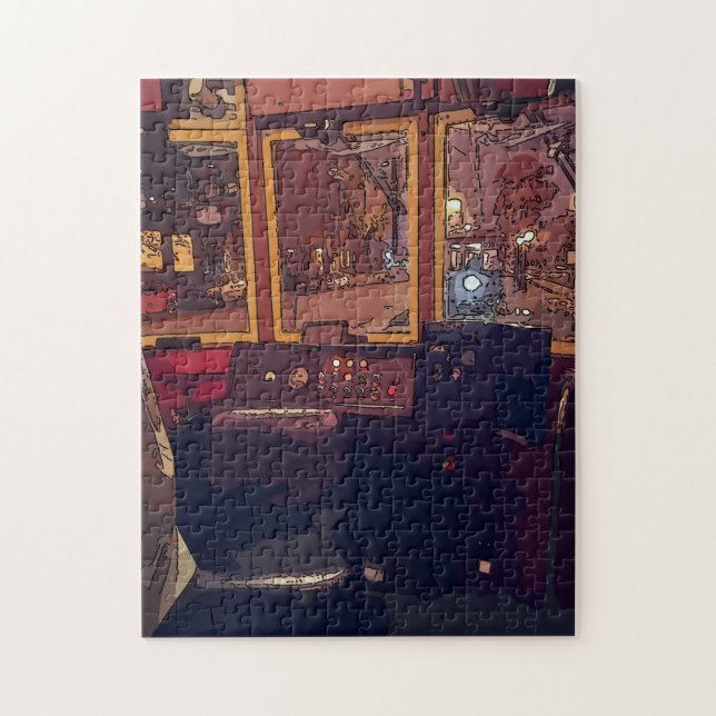 New Orleans Canal St Streetcars Rompecabezas (Vertical)