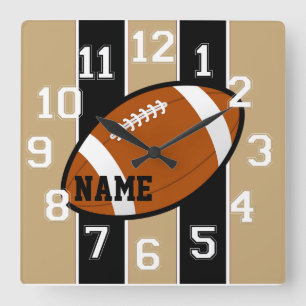 New Orleans colorea el reloj de pared del fútbol
