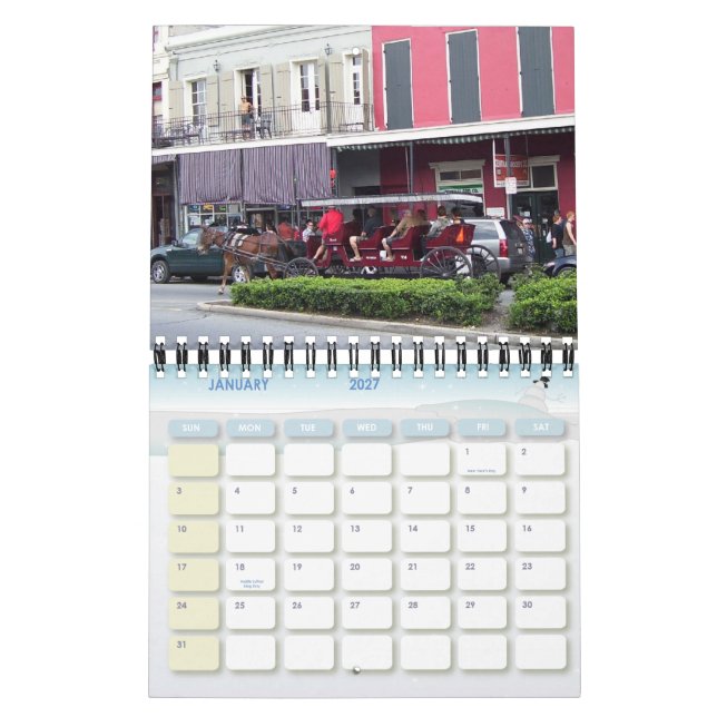 New Orleans, LA, 2011, calendario (Jan 2027)
