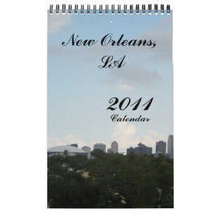New Orleans, LA, 2011, calendario