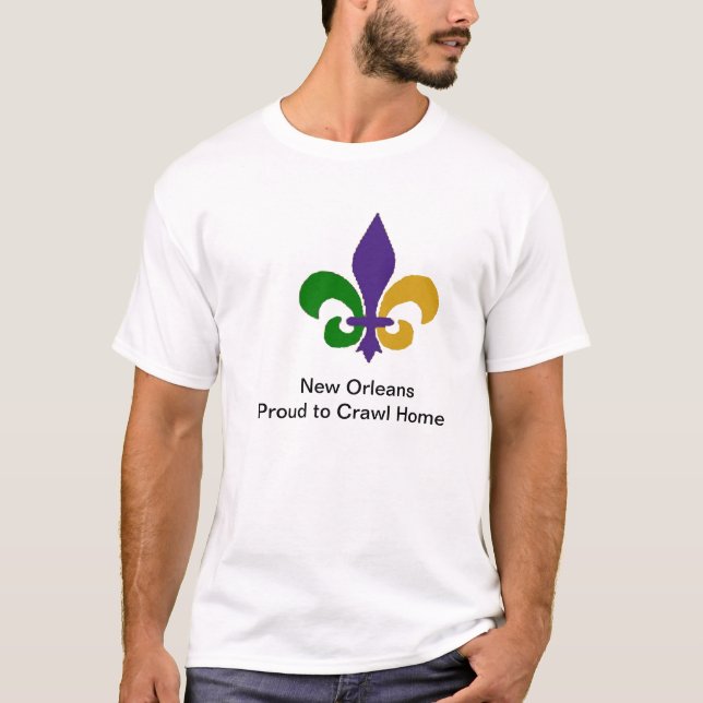 New Orleans. Orgulloso arrastrarse la camiseta de (Anverso)