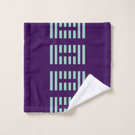 New Stylish Wash Cloth with Modern Stripe Pattern