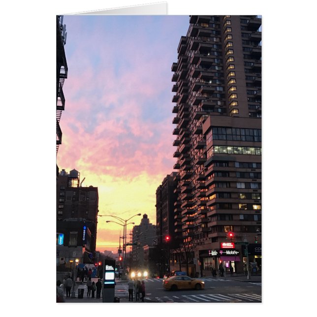New York City Sunset Upper West Side 96th St NYC (Frente)
