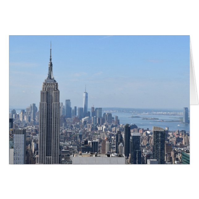 New York City, tarjeta (Anverso (Horizontal))