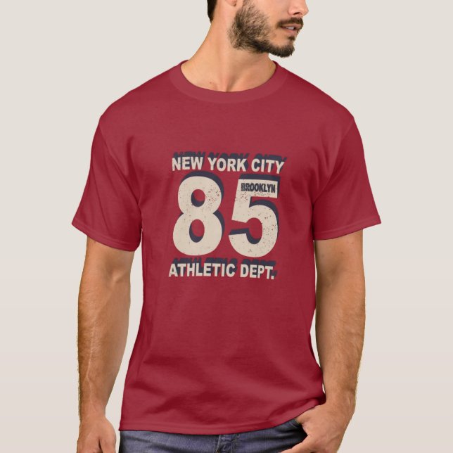 NEW YORK CITY VARSITY TEXT SPORTS ATHLETIC JERSEY  (Anverso)