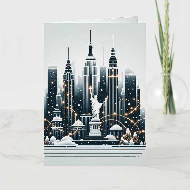 New York Holiday Elegance - Navidades Personalizab (Anverso)