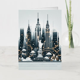 New York Holiday Elegance - Navidades Personalizab
