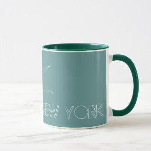 New York Mug New York Estatua de la Copa del Café