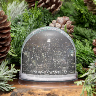 New York Snow Globe Custom NYC Empire Snowglobe