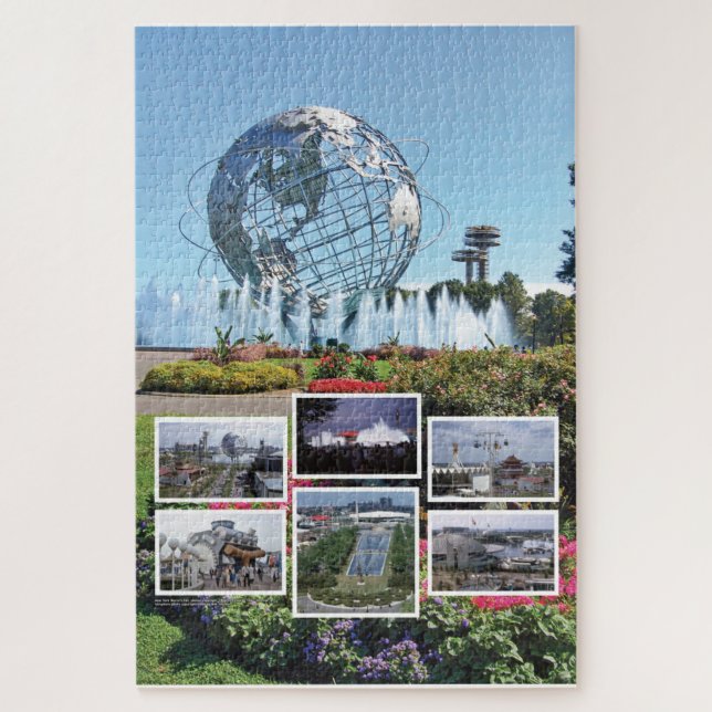 New York World's Fair Puzzle (11x20, no lettering) (Vertical)