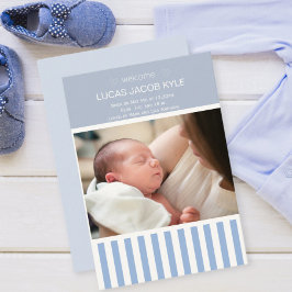Newborn Baby Birth Announcement Template