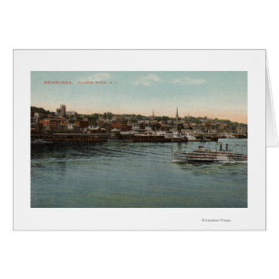 Newburgh, NY - opinión de la costa del río Hudson